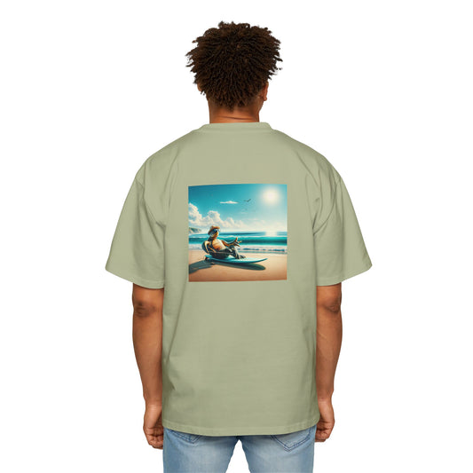 Unisex turtle surf Heavy Oversized Tee