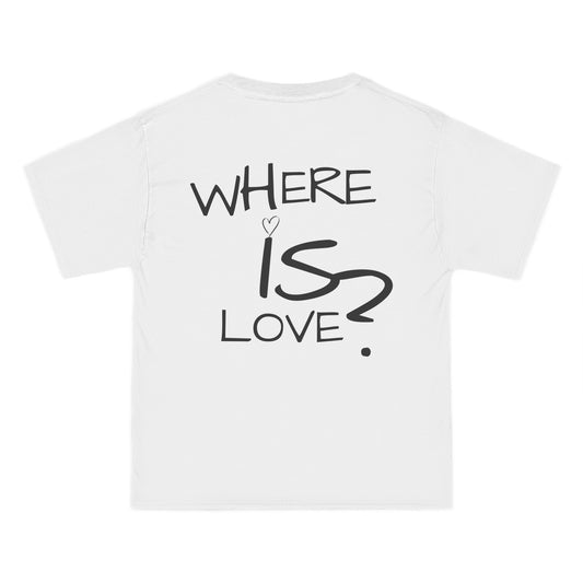 Where is love Oversized  Short-Sleeve T-Shirt